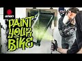 How to paint a mountain bike  diy bike upgrades