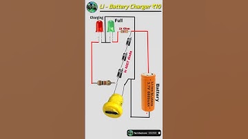 DIY Lithium Battery Charger (3.7V) #shorts #battery.