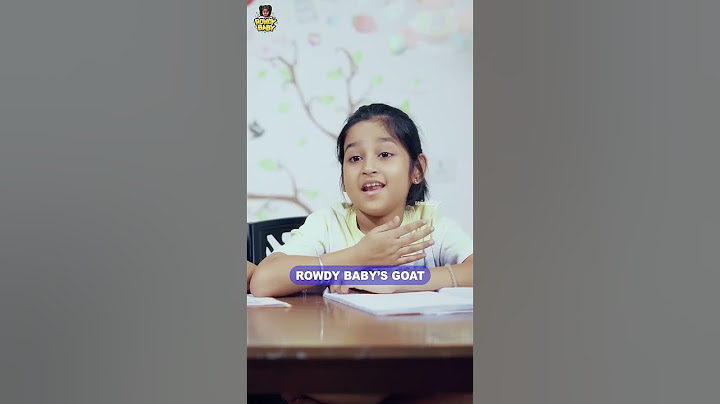 Rowdy Baby's GOAT #rowdybaby #youtubeshorts #funnyvideo