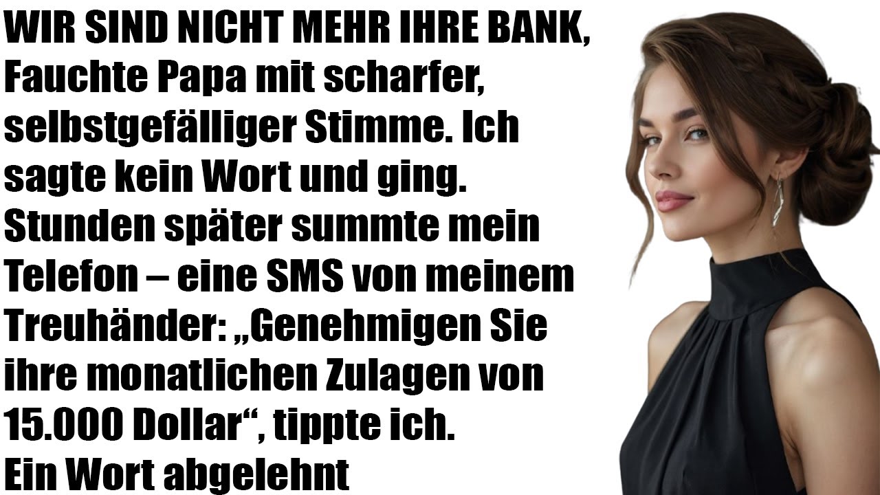 „Wir sind nicht mehr eure Bank!“ – Vater explodiert, Stunden später geschah…