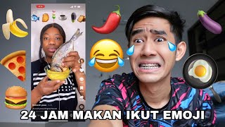 24 JAM MAKAN IKUT EMOJI 😂 REACTION TIKTOK MAKCIK DEBORAH 🤣