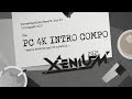 Pc 4k intro compo  xenium 2021