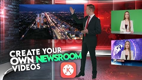 Make Your own News Room Studio Video in Kinemaster🔥👌🏼 | Editing Craze🧑🏼‍💻