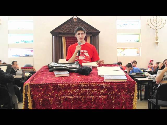 The @DRScwRED's First D'Var Torah by Junior Alex Selesny #drscw
