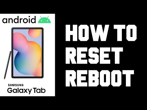 Samsung Tablet How To Restart Reset - Samsung Tablet How To Reboot Instructions, Guide, Tutorial