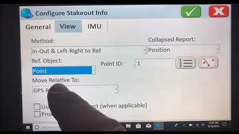 SurvPC GPS settings to make stakeout easier on VRS network