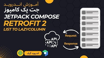 Retrofit2 - @GET - LIST - jetpack compose آموزش برنامه نویسی اندروید جت پک کامپوز