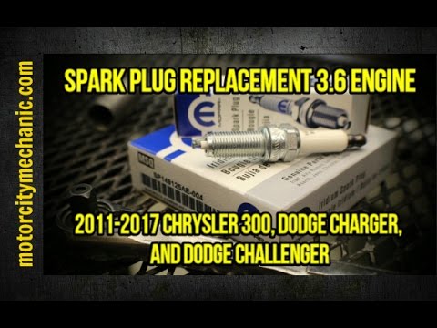 2011-2017 Chrysler 300, Dodge Charger, and Dodge Challenger 3.6 spark plug replacement