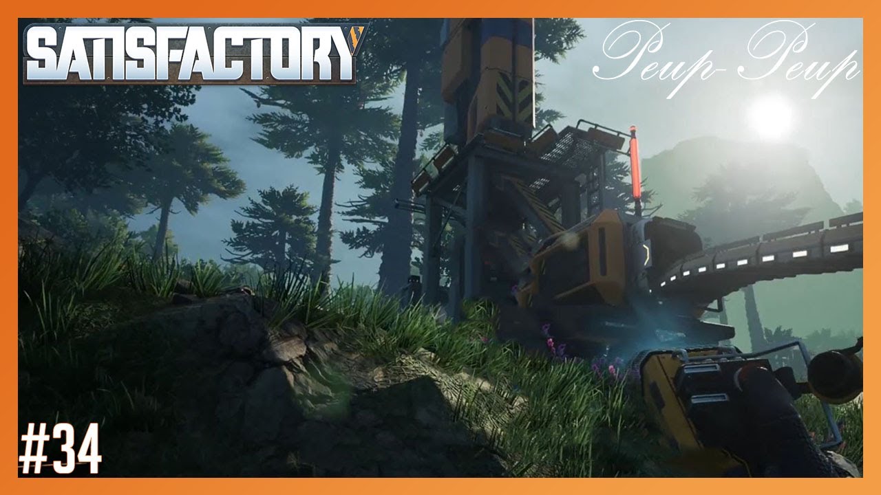 (FR) Satisfactory 34 Mega Centrale Charbon Partie 1 Les Foreuses