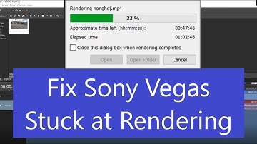 Sony Vegas Freeze at Rendering Fixed | Fix Sony Vegas Stuck While Rendering 2020