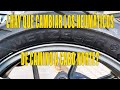 Cabo Norte en moto - Los neumáticos