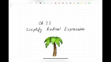 MAT1033_H: 7.3 Simplifying Radical Expressions