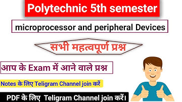 microprocessor and peripheral devices important questions||MPD important questions study mega point