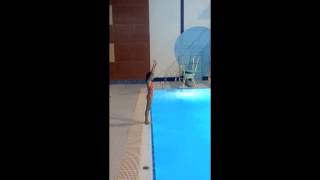 Forward jump tuck with arm swing
