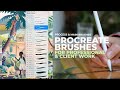 Best PROCREATE BRUSHES for Professional Work -  Asia Orlando Brushes (+Illustration Process)