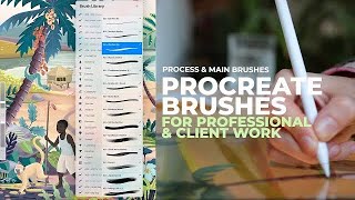 Best PROCREATE BRUSHES for Professional Work -  Asia Orlando Brushes (+Illustration Process) screenshot 5