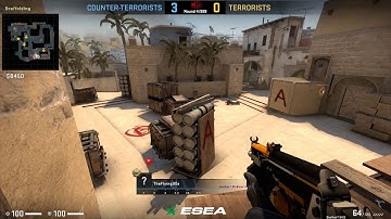 CS:GO - His on the bomb, its too late. v4 ninja defuse...