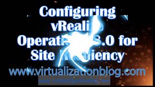 Configuring vRealize Operations Manager 8.0 for Site Resiliency.