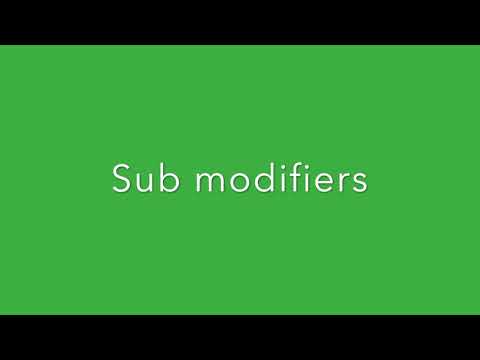 Uber Eats Menu | Modifier Groups