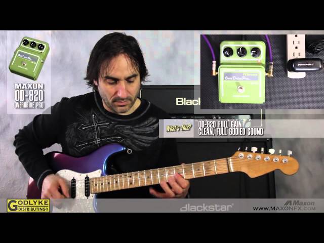 Педаль ефектів MAXON OD820 OVERDRIVE PRO
