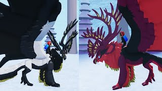 Dragon Adventures - Winter Wonderland Hatching the New Dragon Roblox