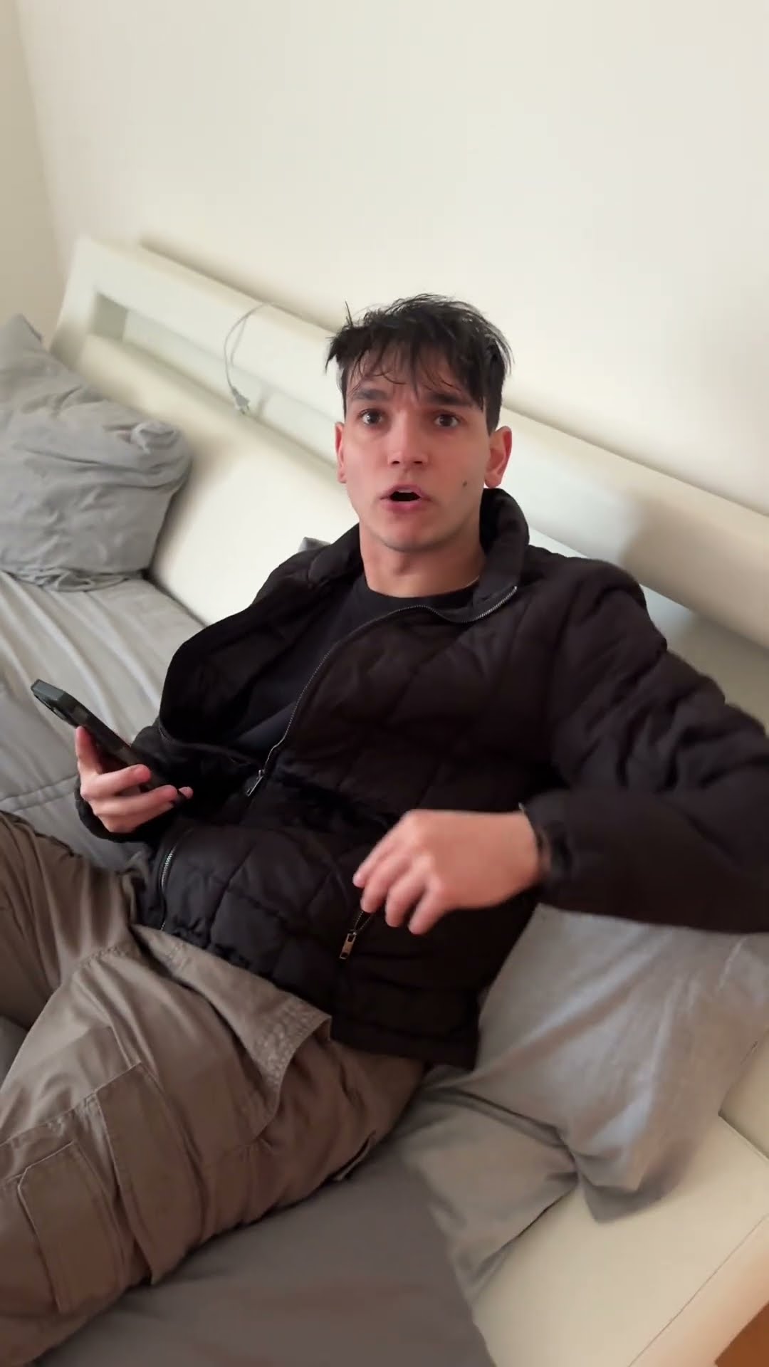 He freaked out ?