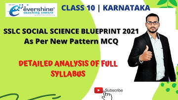 SSLC SOCIAL SCIENCE BLUEPRINT 2021 | Karnataka Board | New Pattern | 100% SURE | MCQ type Questions