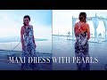Diy  maxi dress with pearl details  szilvia bodi