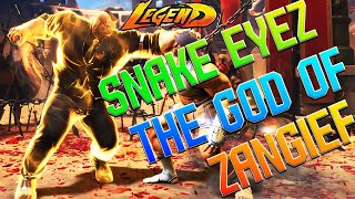 Street Fighter 6 🔥 Snake Eyez THE GOD OF ZANGIEF!