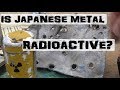 Testing Radiation from Tungsten, Japanese Steel | Welding Metals Tested