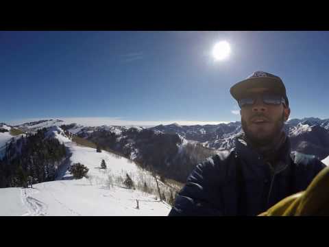 Backcountry skiing Wasatch