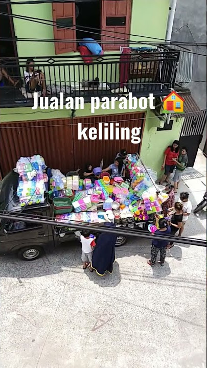 Jualan keliling Perabotan rumah pakai mobil #shorts