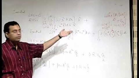 Mod-01 Lec-27 Integral Forms of Control Volume Conservation Equations