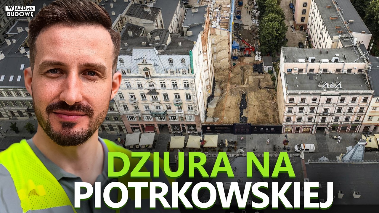 Dziura w centrum Łodzi - zabytkowa kamienica wyburzona! #WjazdNaBudowe