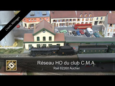 Modélisme : Le réseau HO du club C.M.A Rail 62260. Auchel