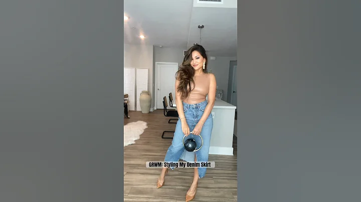 GRWM: Styling My Denim Skirt For A Going Out Look 💫 #grwm #ootd #fashion #style #beauty #outfit