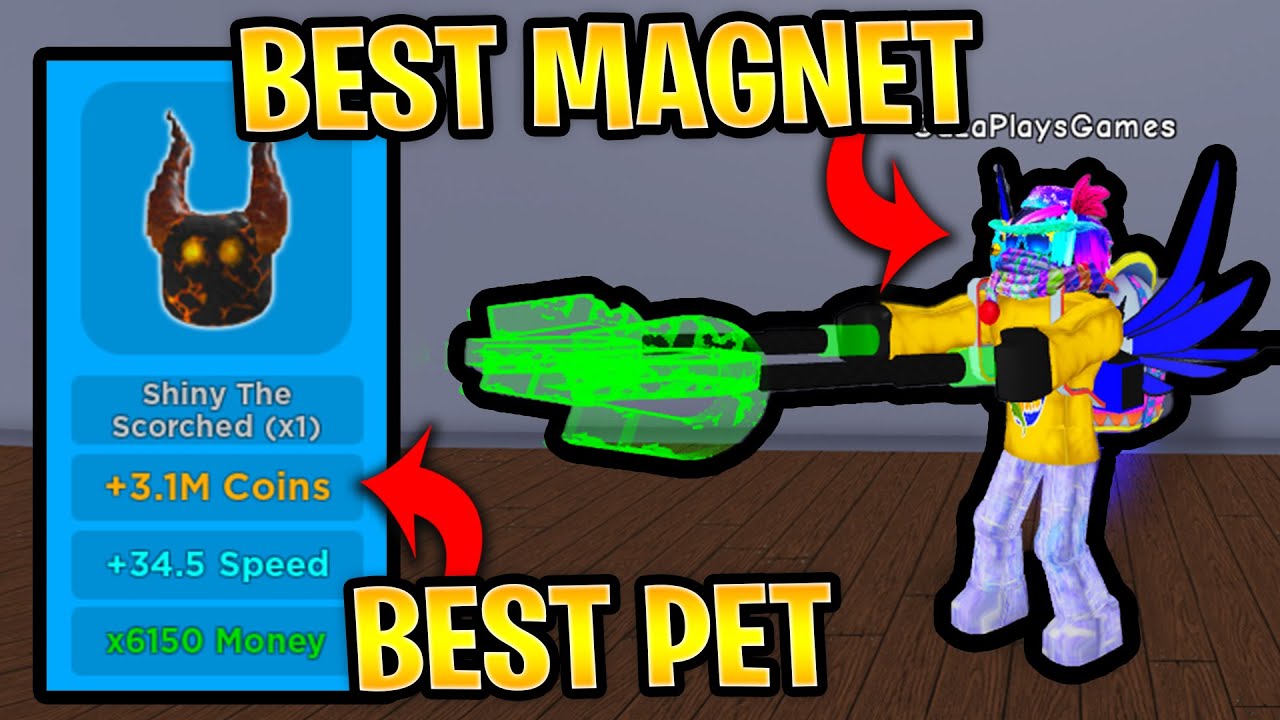 Magnet Simulator Griding Giveaway Goal 760 For Giveaway Omega Shiny Pets By Tf2snipermax - i got a full team of shiny thanos pets roblox magnet