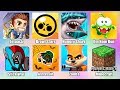 Brawl Stars,Stick War Legacy,Minecraft,Assassin,Zooba,Jetpack,Om Nom Run Gameplay