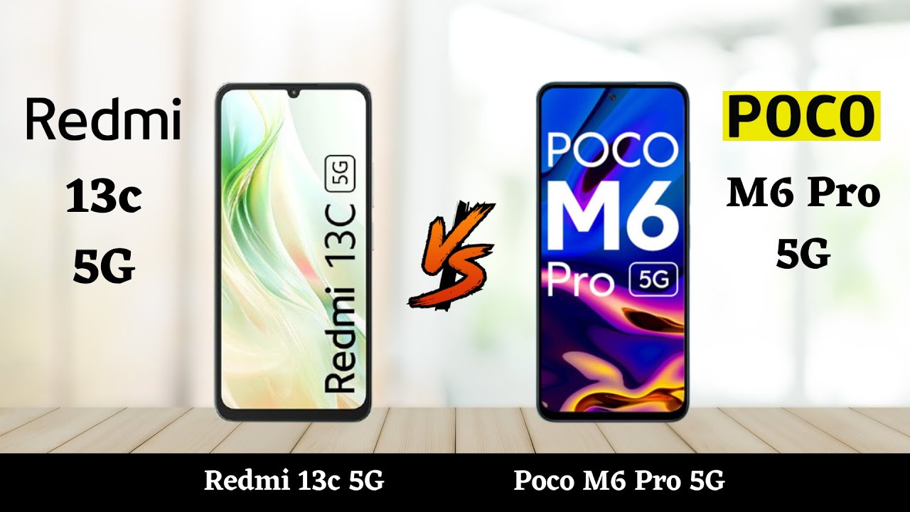 Redmi 13c 5G Vs Poco M6 Pro 5G - Full Comparison 2023 