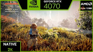 HORIZON ZERO DAWN : RTX 4070 (MAX SETTINGS NATIVE 2K)