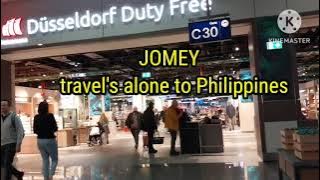 NERVOUS but SATISFYING JOURNEY ALONE ni Jomey to Philippines?