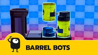A clever new 3D sokoban game about barrel-carrying robots (BarrelBots) screenshot 3