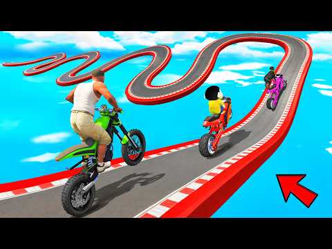 SHINCHAN AND FRANKLIN TRIED THE IMPOSSIBLE PARKOUR CHALLENGE GTA 5