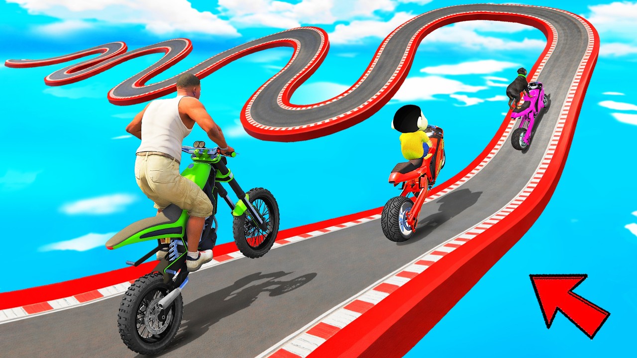 SHINCHAN AND FRANKLIN TRIED THE IMPOSSIBLE PARKOUR CHALLENGE GTA 5