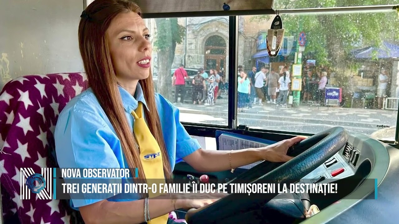 Trei generații dintr-o familie îi duc pe timișoreni la destinație!