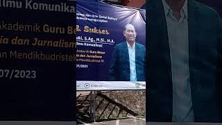 Prof. Masduki, Guru Besar Ilmu Media dan Jurnalisme UII Yogyakarta by Joko Indro