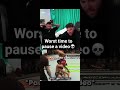Worst time to pause a video😭💀 #viral #ufc #adinross #funny