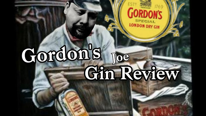 Gordons london dry gin review