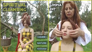 LIMPIA ESPIRITUAL, SPIRITUAL CLEANSING, (ASMR) NATURE RELAXING MASSAGE, REIKI, AT RIVER IN ECUADOR