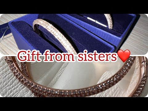 Swarovski Rose Gold Bangles!! (Gift from sisters)